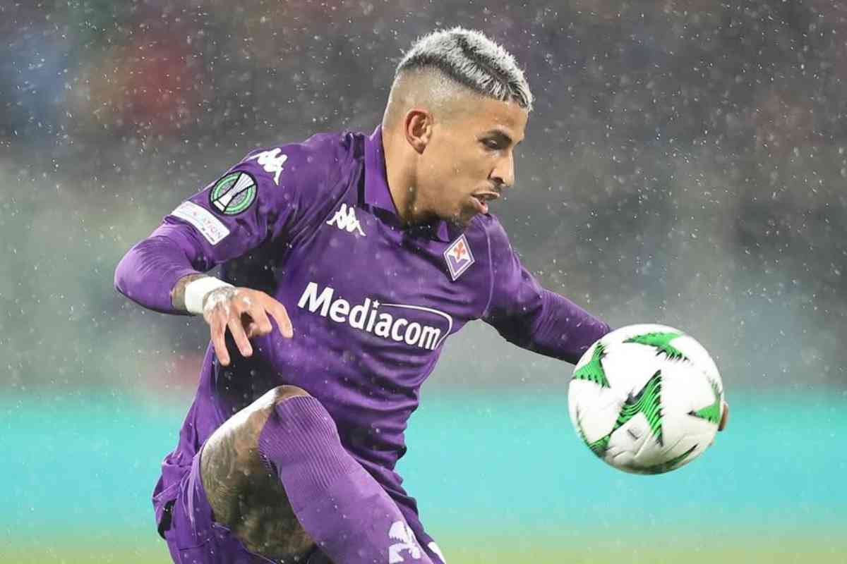 Dodo in campo con la Fiorentina