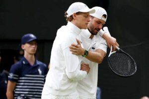 Sinner confessione a Wimbledon